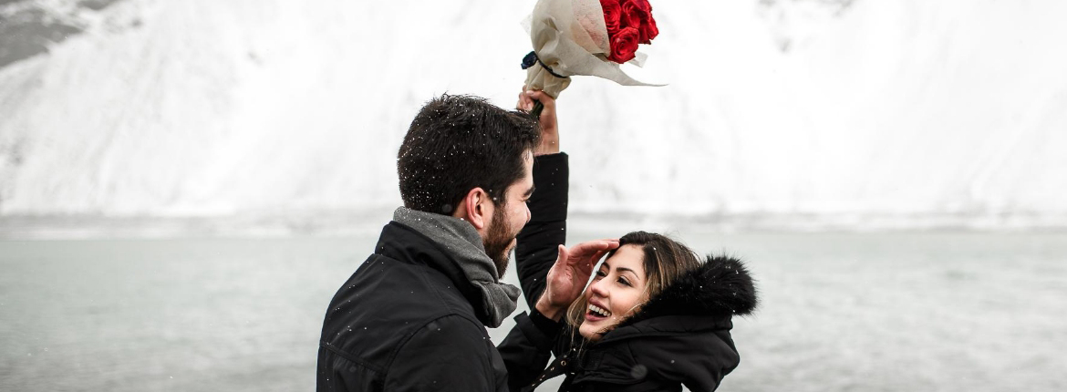 Felicidade do Casal em Embase El Yeso