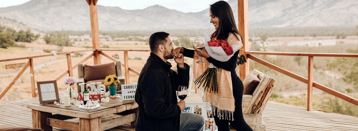 Pedido de Casamento no Vale de Maipo Chile.