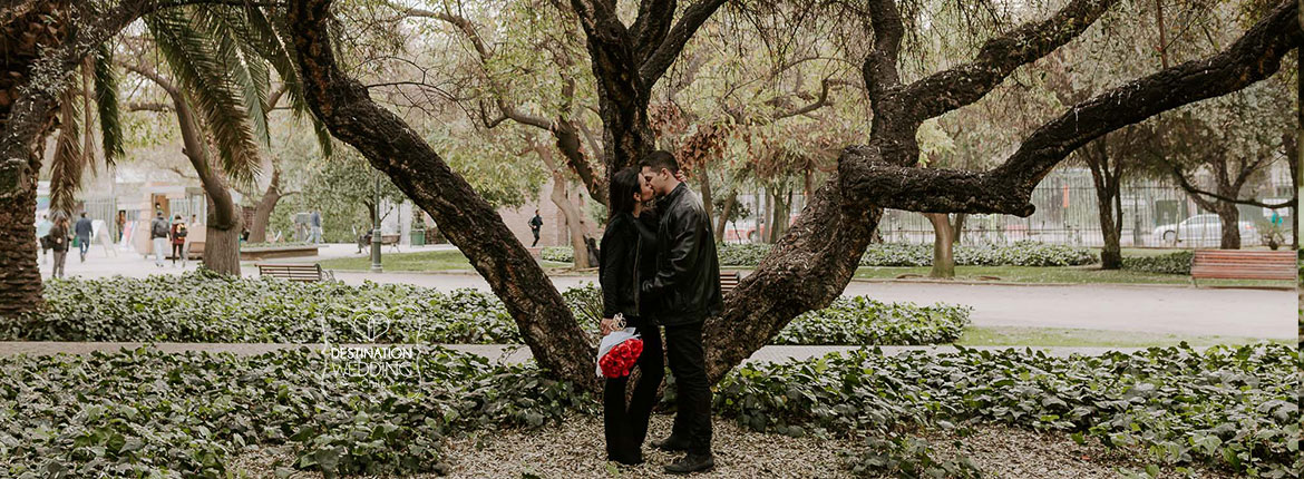 pedido de casamento em santiago, pedido de casamento no Chile, pedido de casamento no parque, parque araucano Santiago, wedding proposal Chile